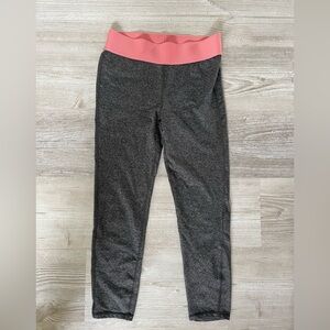 Charcoal and Coral Leggings